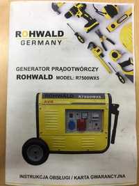 Generator agregat prądotwórczy ROHWALD GERMANY