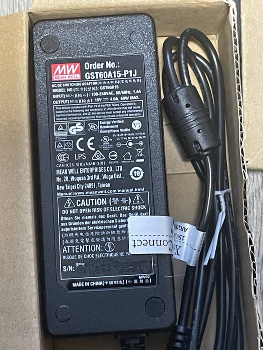 Блоки живлення 15v 4a