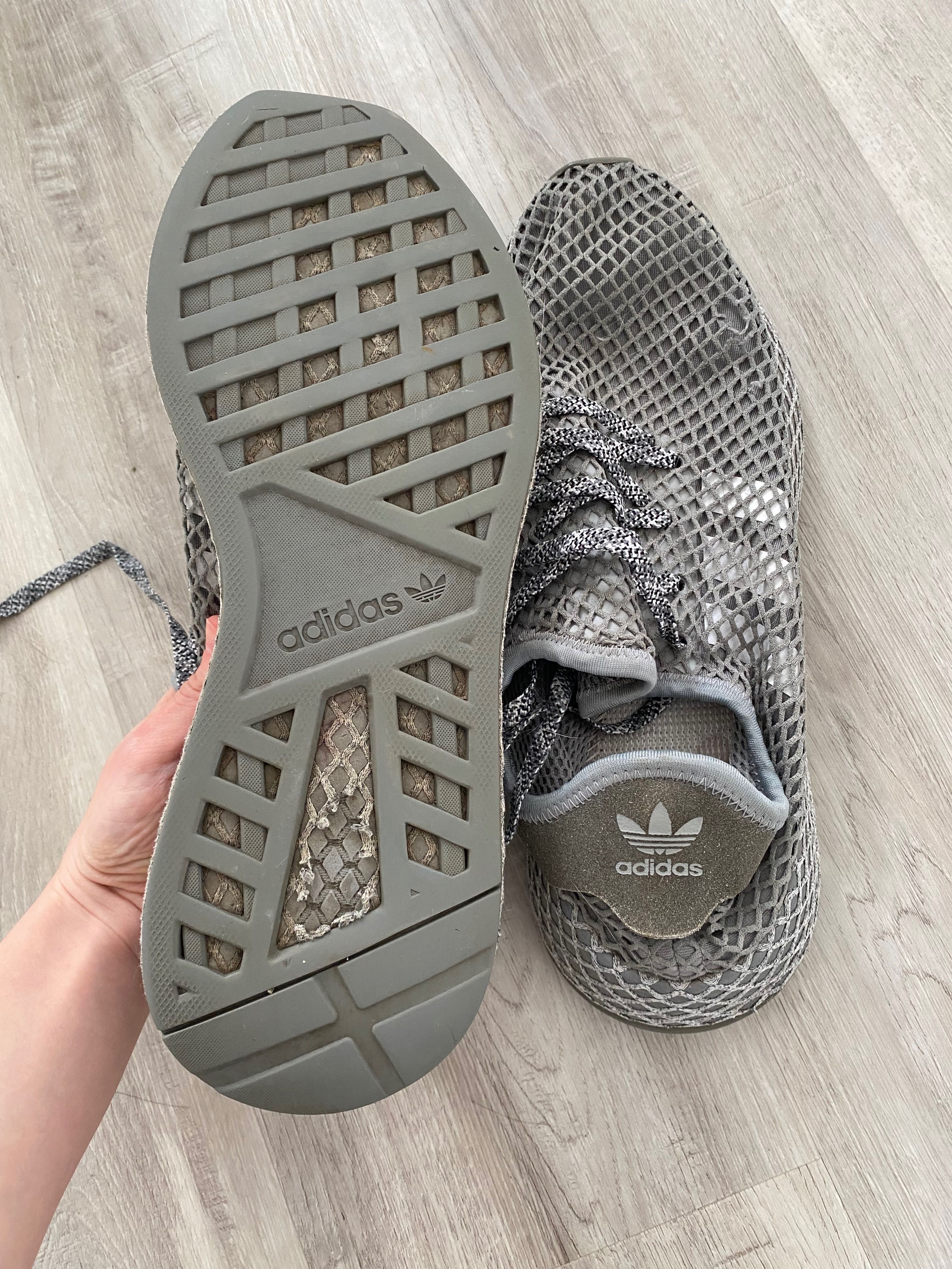 ADIDAS deerupt runner buty męskie rozmiar 45 szare