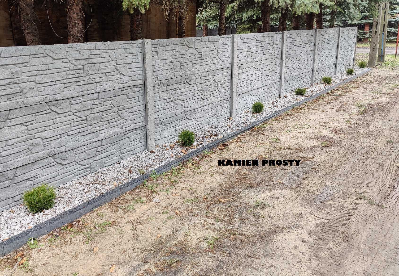 Ogrodzenia betonowe .podmurówki .ploty plyty betonowe