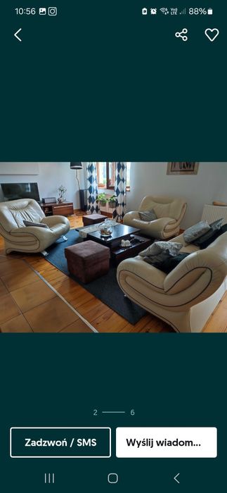 Komplet Skórzana Agata Okazja