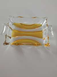 Walter Glas miska , miseczka szklana żółte szkło