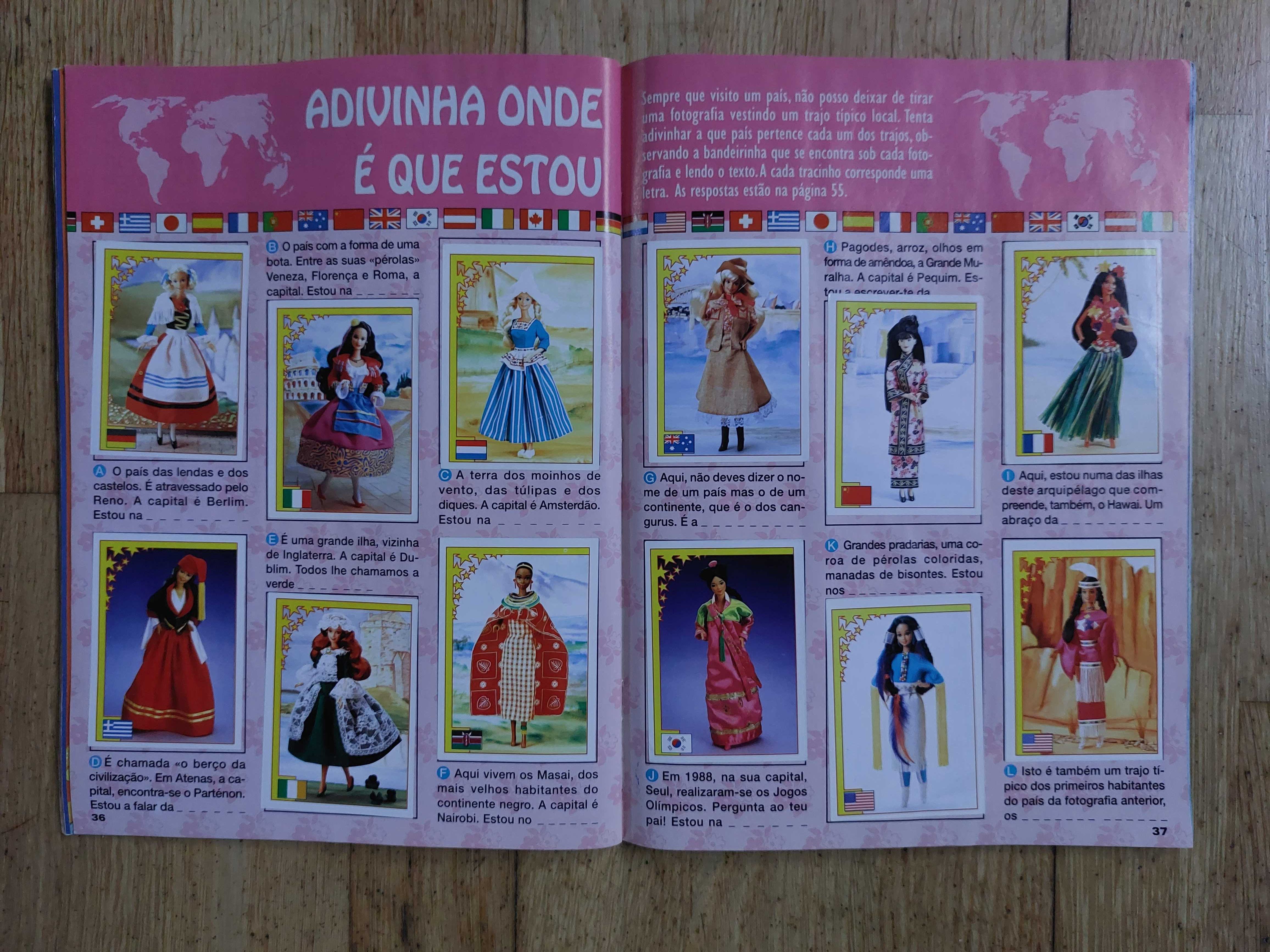 Caderneta de cromos "Barbie Style - 1995" - Completa