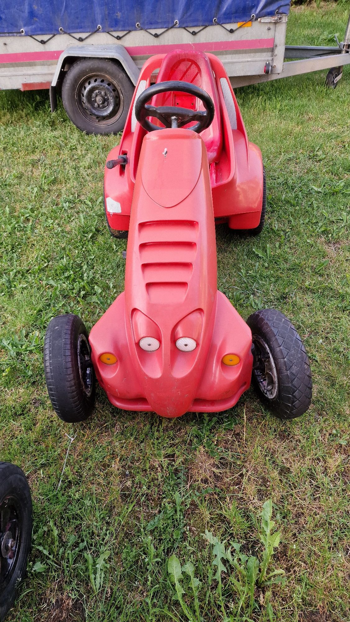Gokart na pedała pedały okazja zabawka dla dziec okazja trasport i