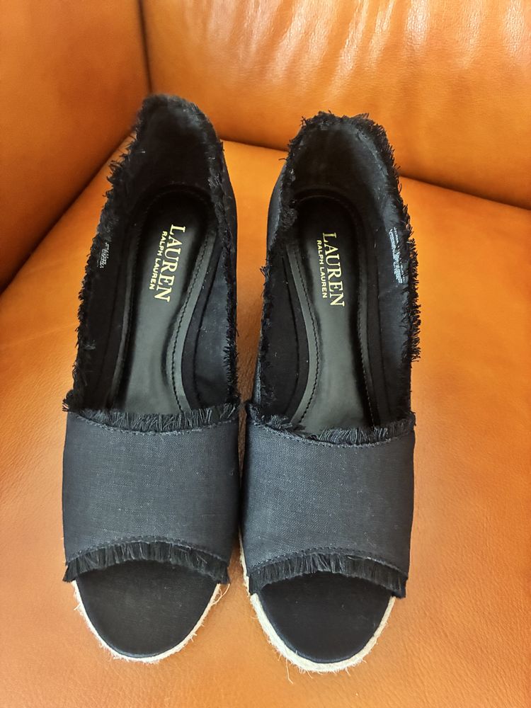 Ralph Lauren 39 8B espadryle koturn NOWE