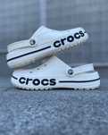 Крокси Crocs Bayaband White/крокси баянд/шльопанці/тапки/крокси літо