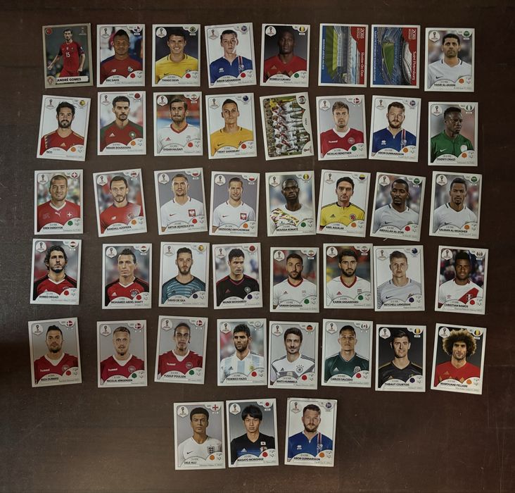 Cromos Futebol Russia 2018