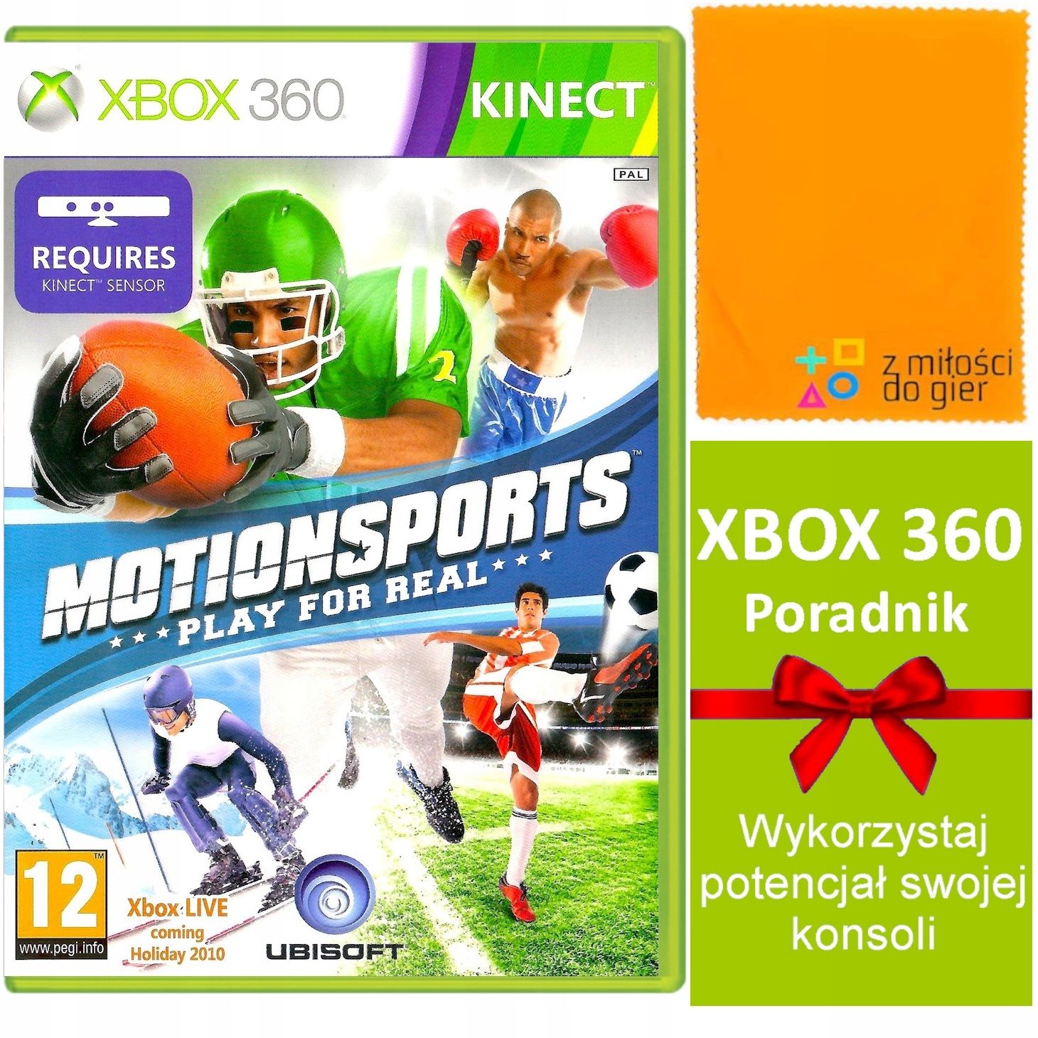 Xbox 360 Motionsports Play For Real szybka wysyłka