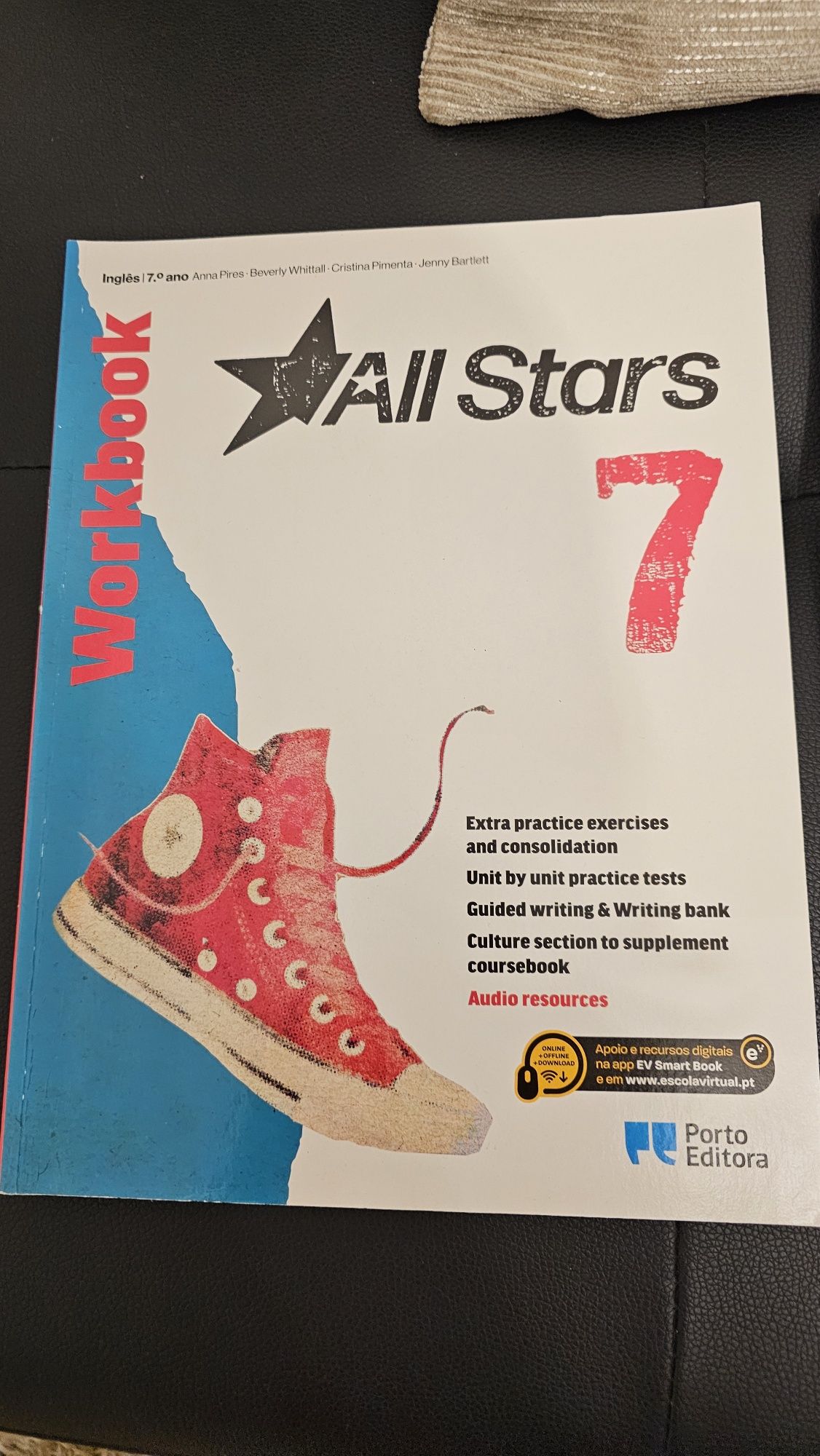 Livros de fichas 7º ano como novos
