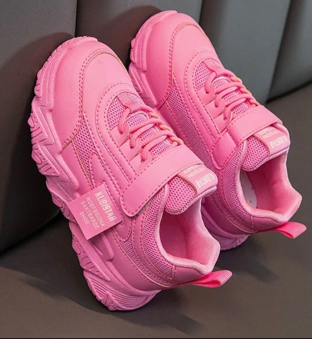 Adidasy dla dziewczynki snakersy buty na rzepy różowe  27