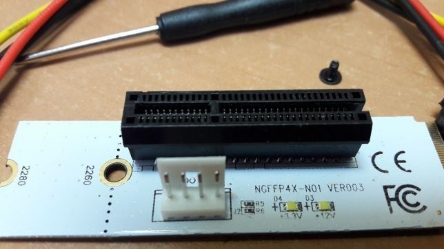 Райзер м2 белый с LED PCI-E Riser 4pin m2 для видеокарт m.2 м.2 GPU
