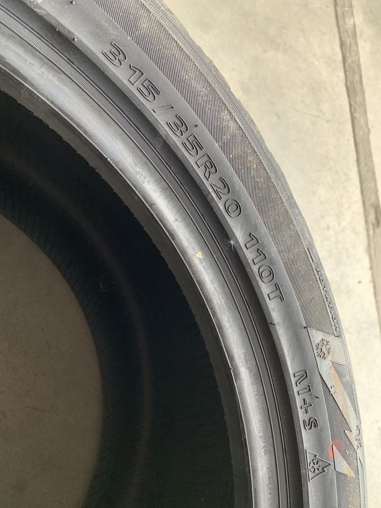 (6шт) нові 315/35R20 Delinte Winter WD42 (110T XL) зимові шини