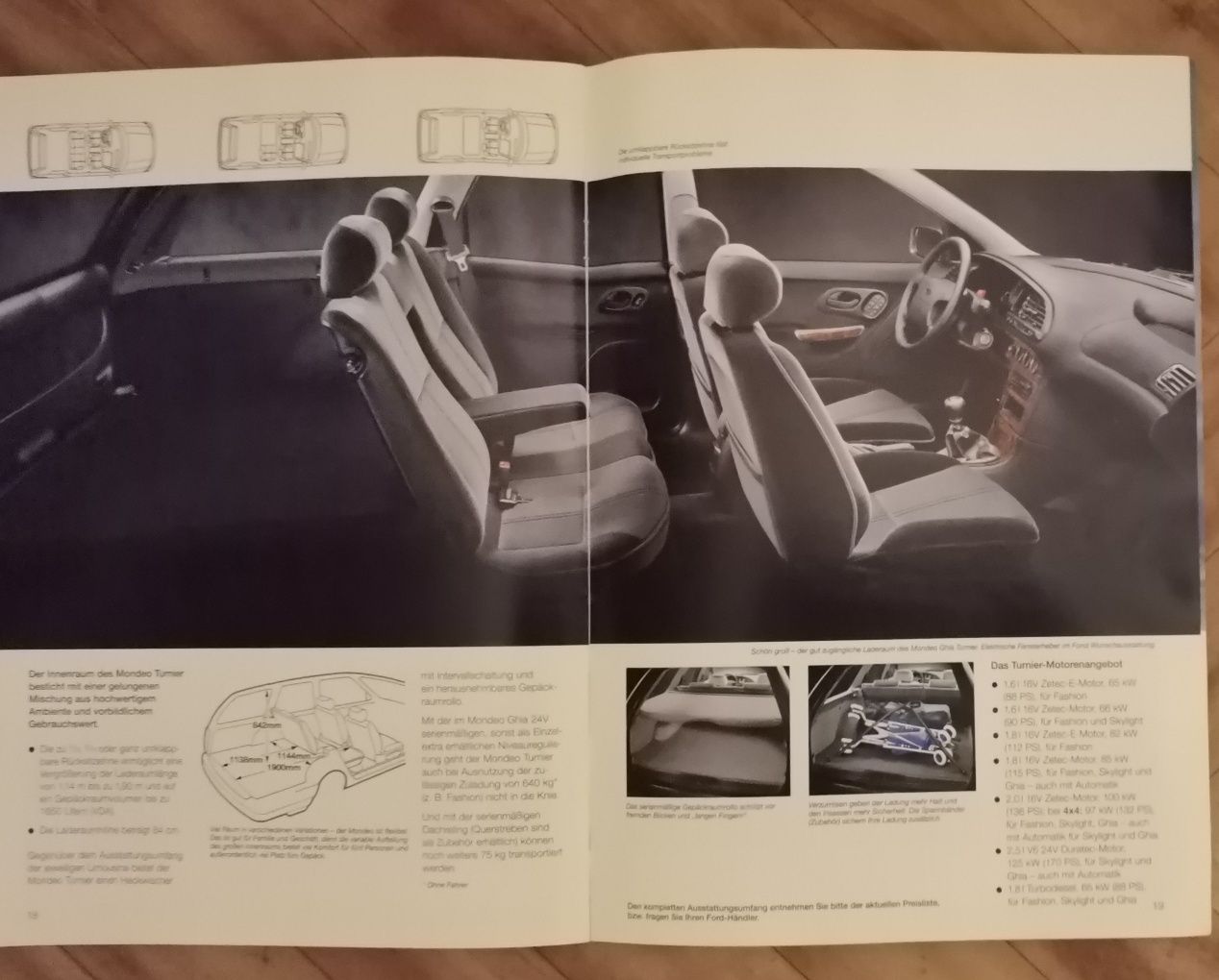 Ford Mondeo katalog prospekt w języku niemieckim motoryzacja