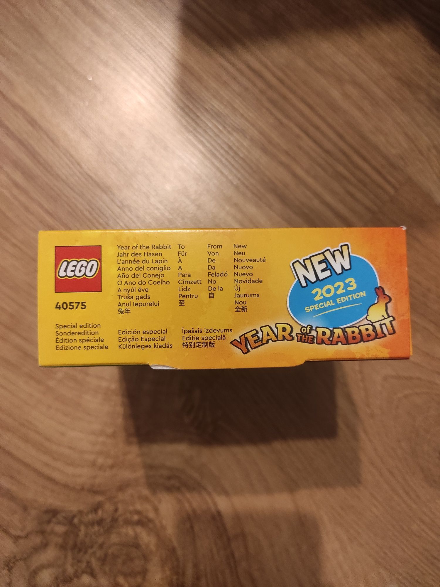 Królik lego year od the rabbit