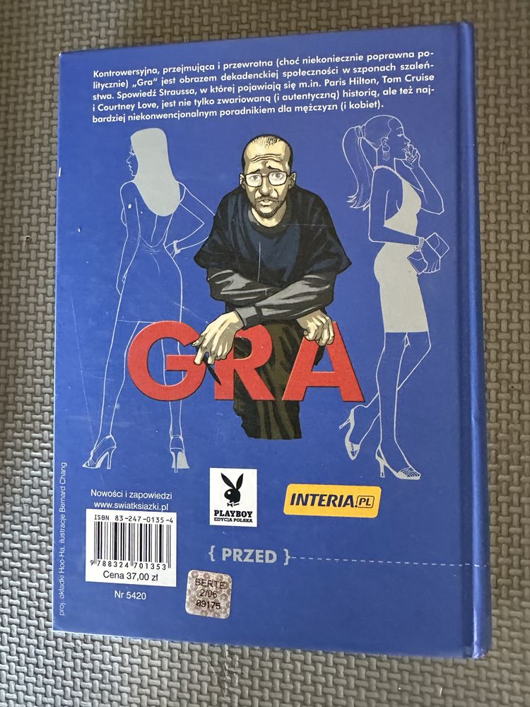 Gra Neil Strauss Swiat Ksiazki książka twarda oprawa jak nowa