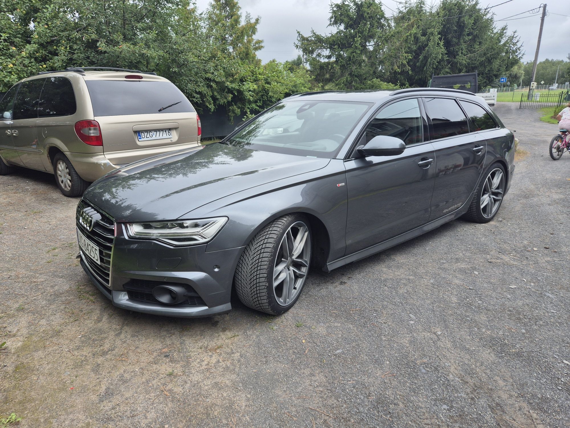 A6 C7 s-line quattro, competition, kamery zamiana head-up, pneumatyka,
