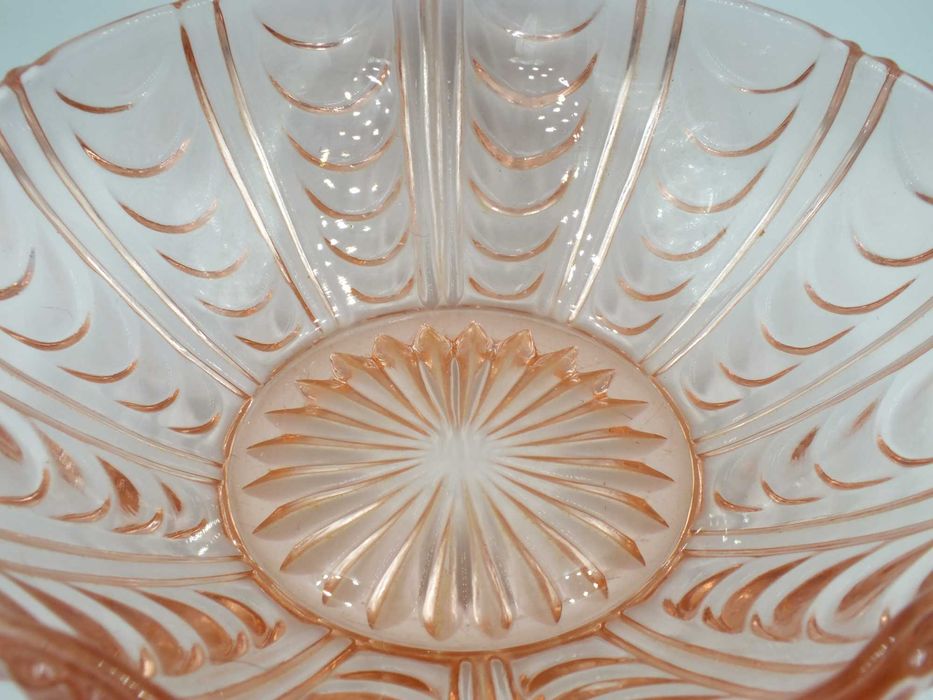 Misa rozalinowa szkło Design PRL b010711