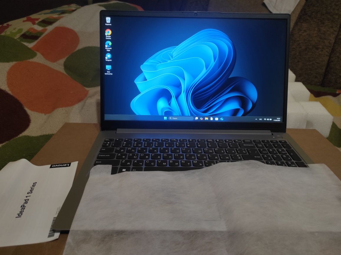 Новый ноутбук 2023г lenovo ideapad 1 15 igl 8/256 windows11