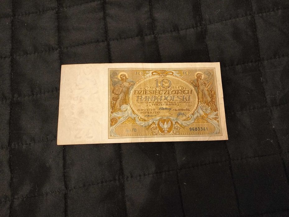 10 złotych z 1929 banknot, seria FD