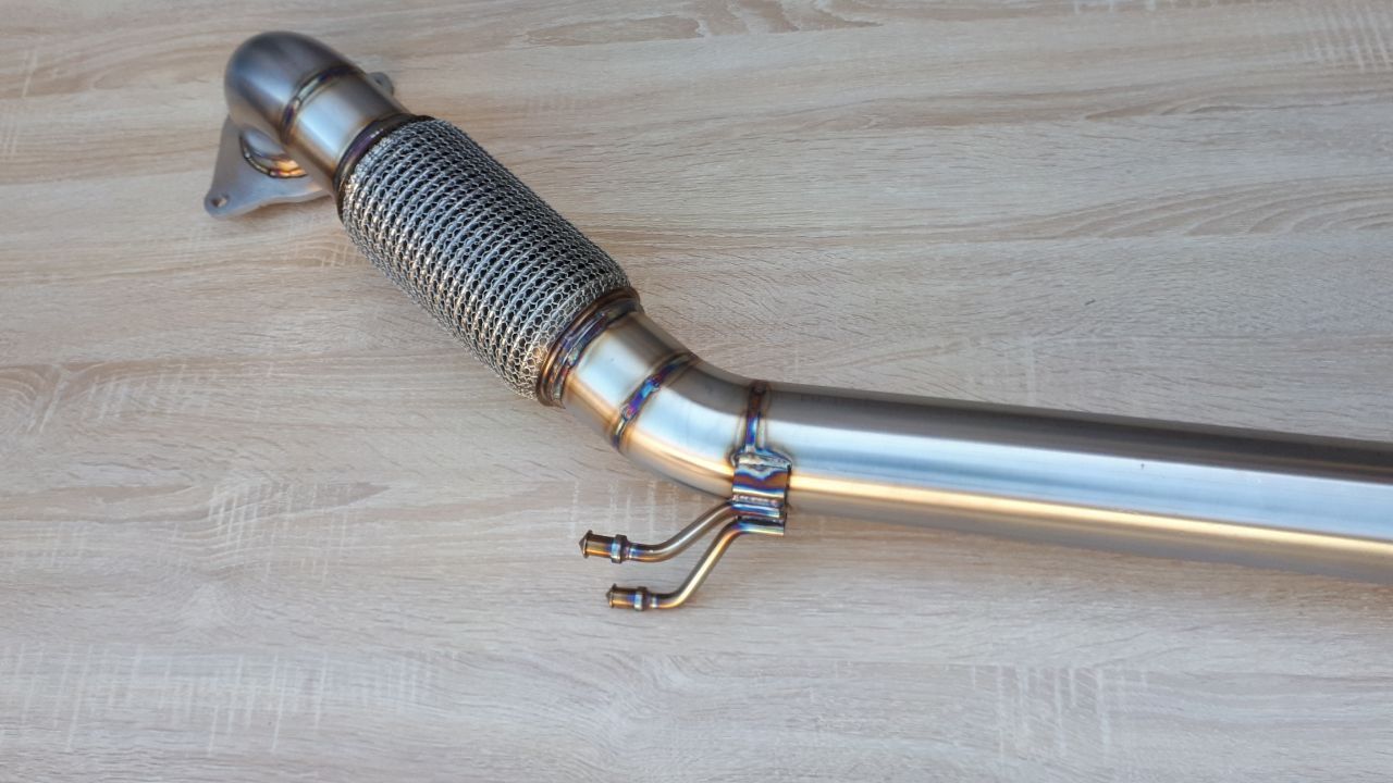Даунпайп Volkswagen Passat B6 B7 1.8 2.0 TFSI Downpipe HEAT SHIELD