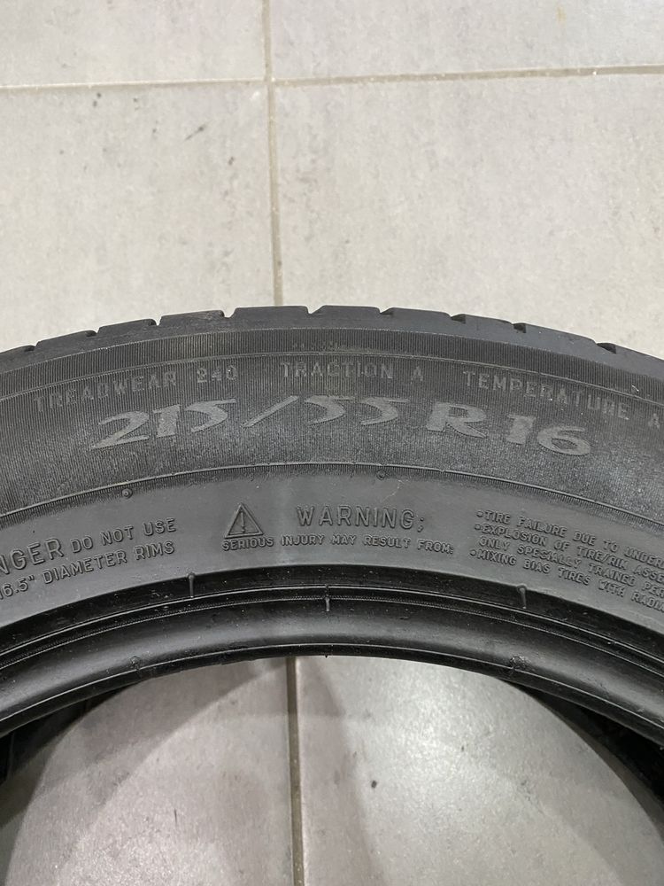 1x 215/55 R16 Michelin Primacy 3 93w