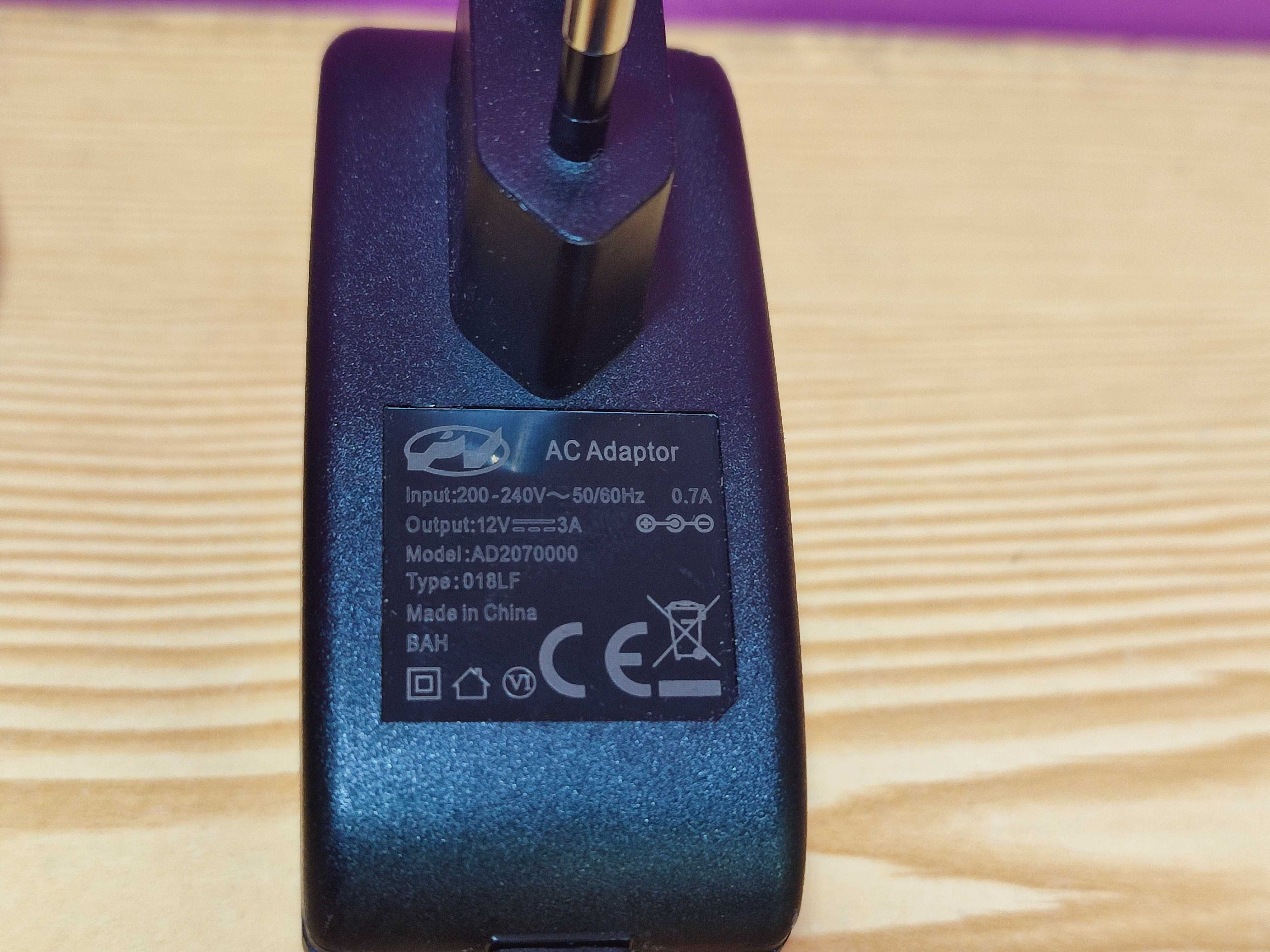 3x Adaptadores AC 12V - 3A Transformadores
