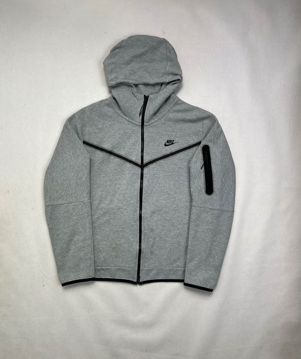 Hoodie Nike Tech Fleece Zipped Szara Bluza