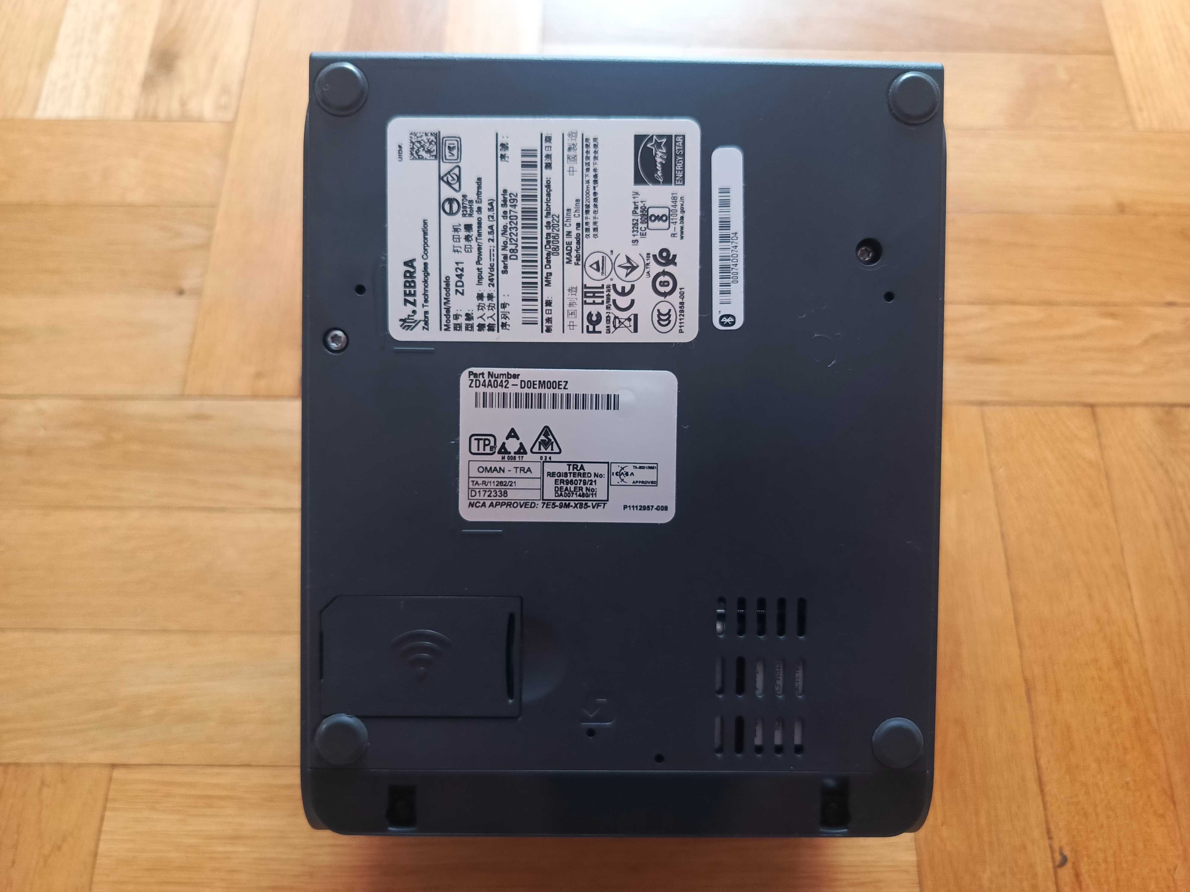 Drukarka Termiczna Etykiet Kurierska Zebra ZD421 Bluetooth