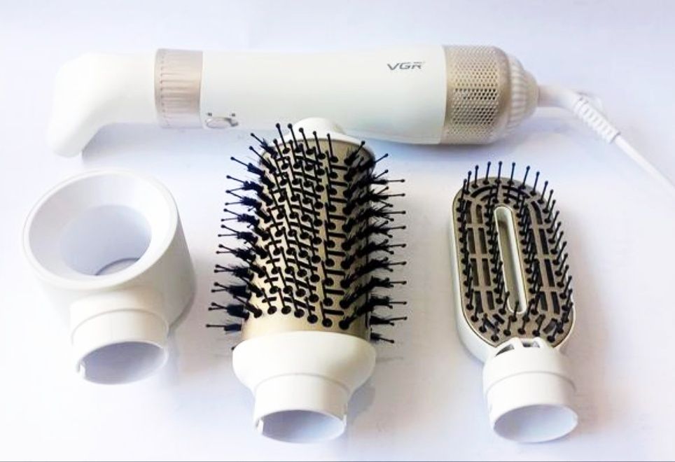 Фен-щетка для волос, фен-браш, воздушный стайлер 4в1 VGR V-493