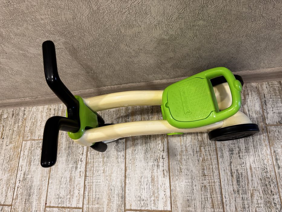 Беговел 1-3 года  детский , Беговел-трансформер Chillafish Bunzi Лайм.