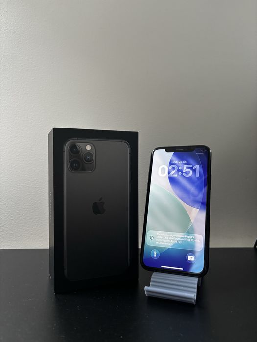 iPhone 11 Pro 256 GB, Kolor Czarny STAN IDEALNY