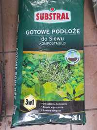 SUBSTRAL Podłoże, ziemia do siewu + Kompost 20L