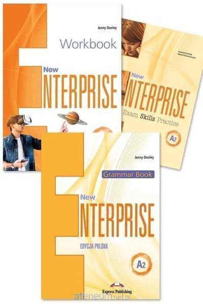 NOWE* New Enterprise A2 PRACTICE PACK 3 Książki 6 komponentów