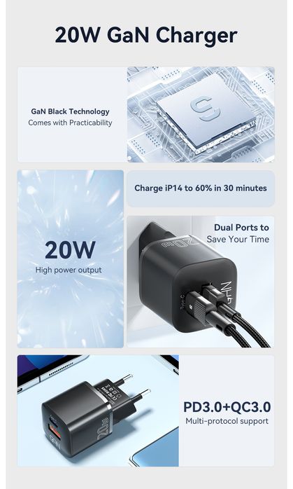 Блок зарядки для телефона 20w