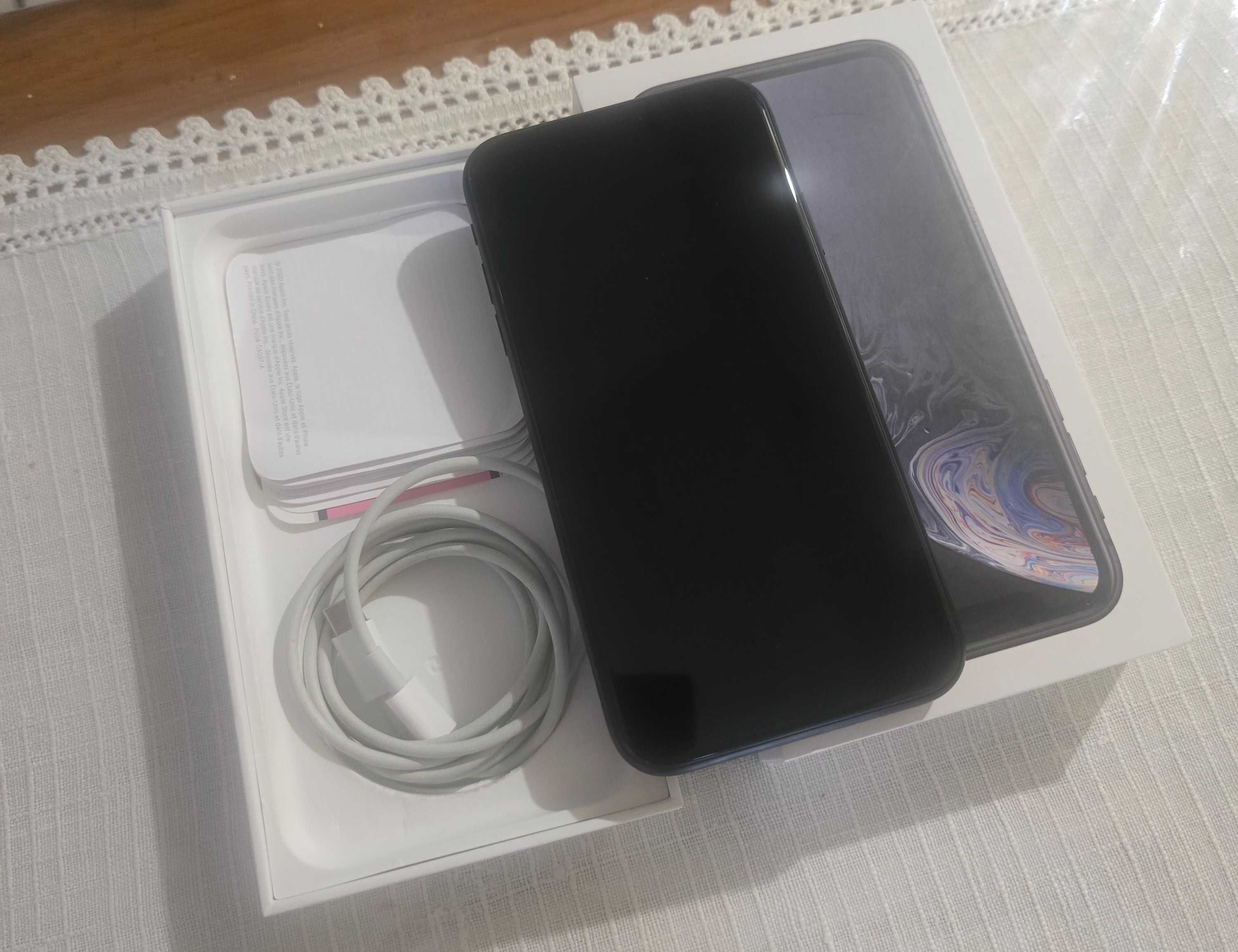 Iphone Xr, Black 64GB novo/sem uso