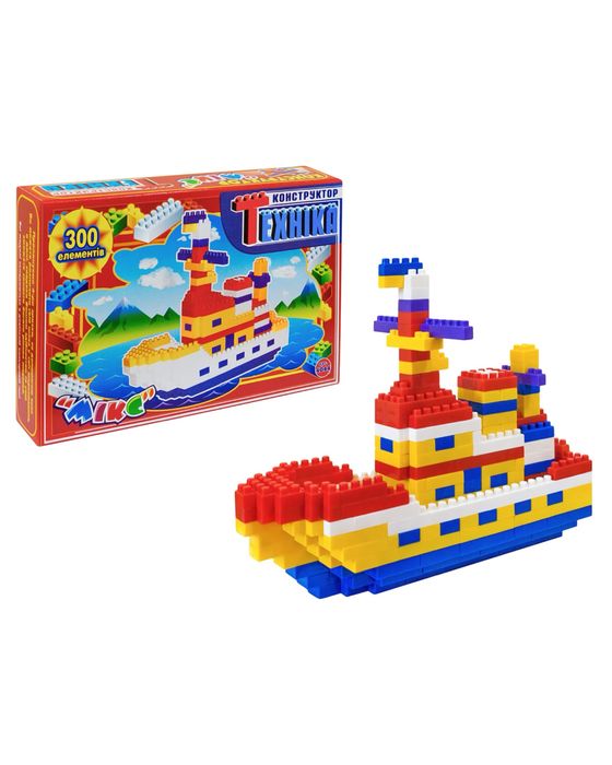 Конструктор Мікс- техніка на 300 елементів | Набір типу лего | Іграшки