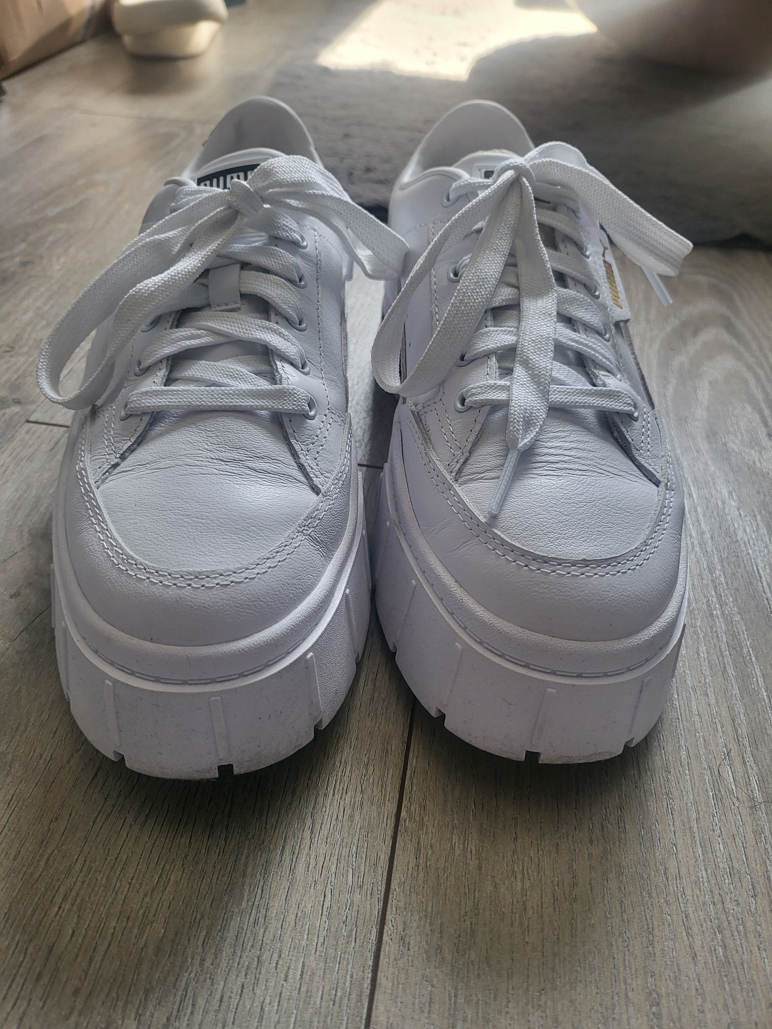 Buty sneakersy Puma Mayze stack wns białe rozmiar 40