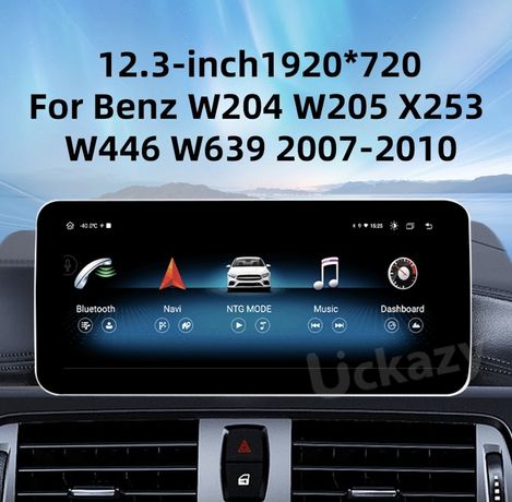 12.3 cal Android Auto do mercedes W205 NTG 5.0
