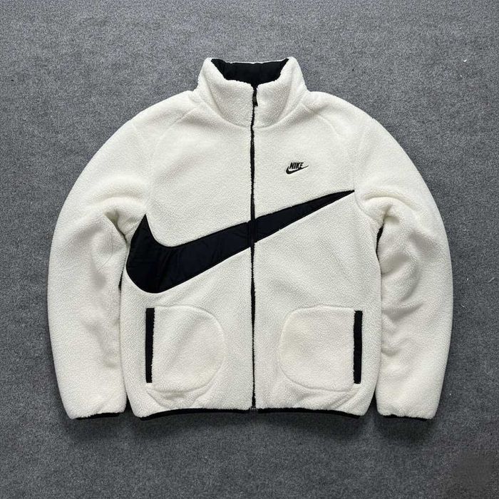Nike двухстороння куртка, зимняя двухсторонняя курточка тепла зимова