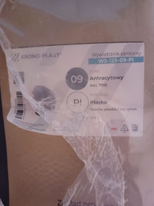 Wywietrznik sanitarny/kominek Krono-Plast fi 125