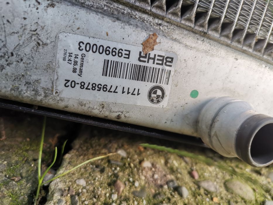 BMW e61 E61 lci 2.0d automat komplet chłodnic intercooler