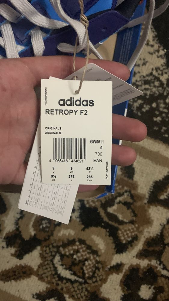 Adidas retropy f2  43р