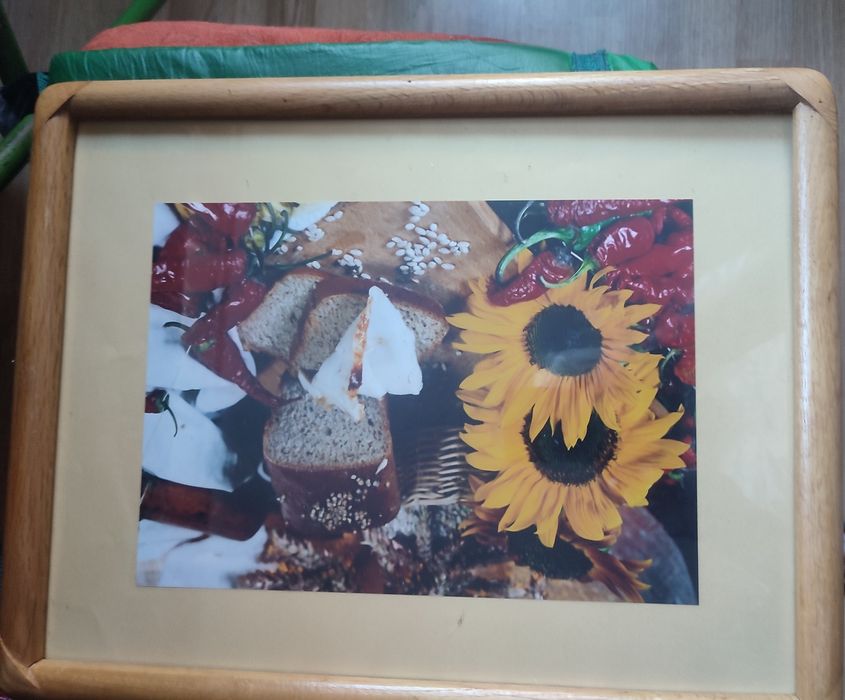 Скляна кольорова ваза