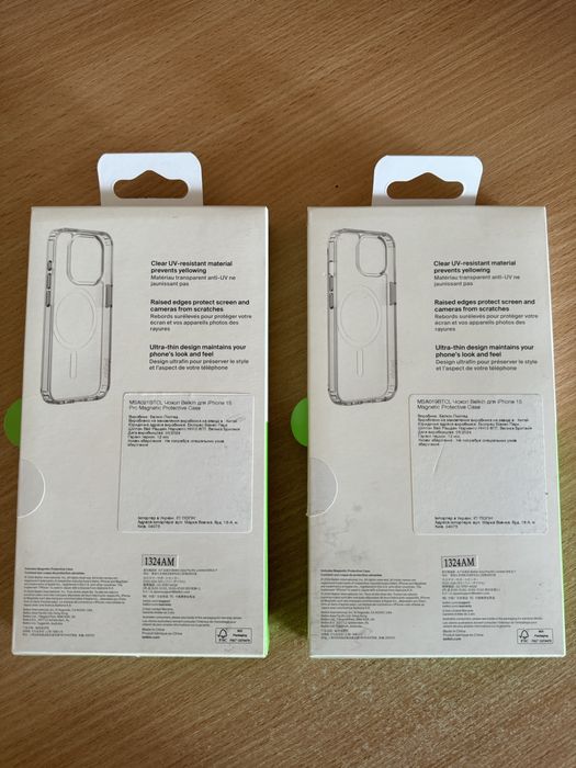 Продам нові оригінальні чохли Belkin на Iphone 15