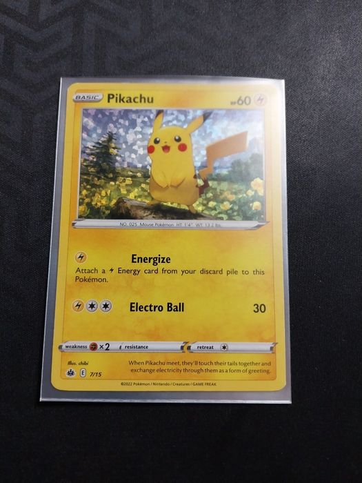 Karta kolekcjonerska pokemon Pikachu