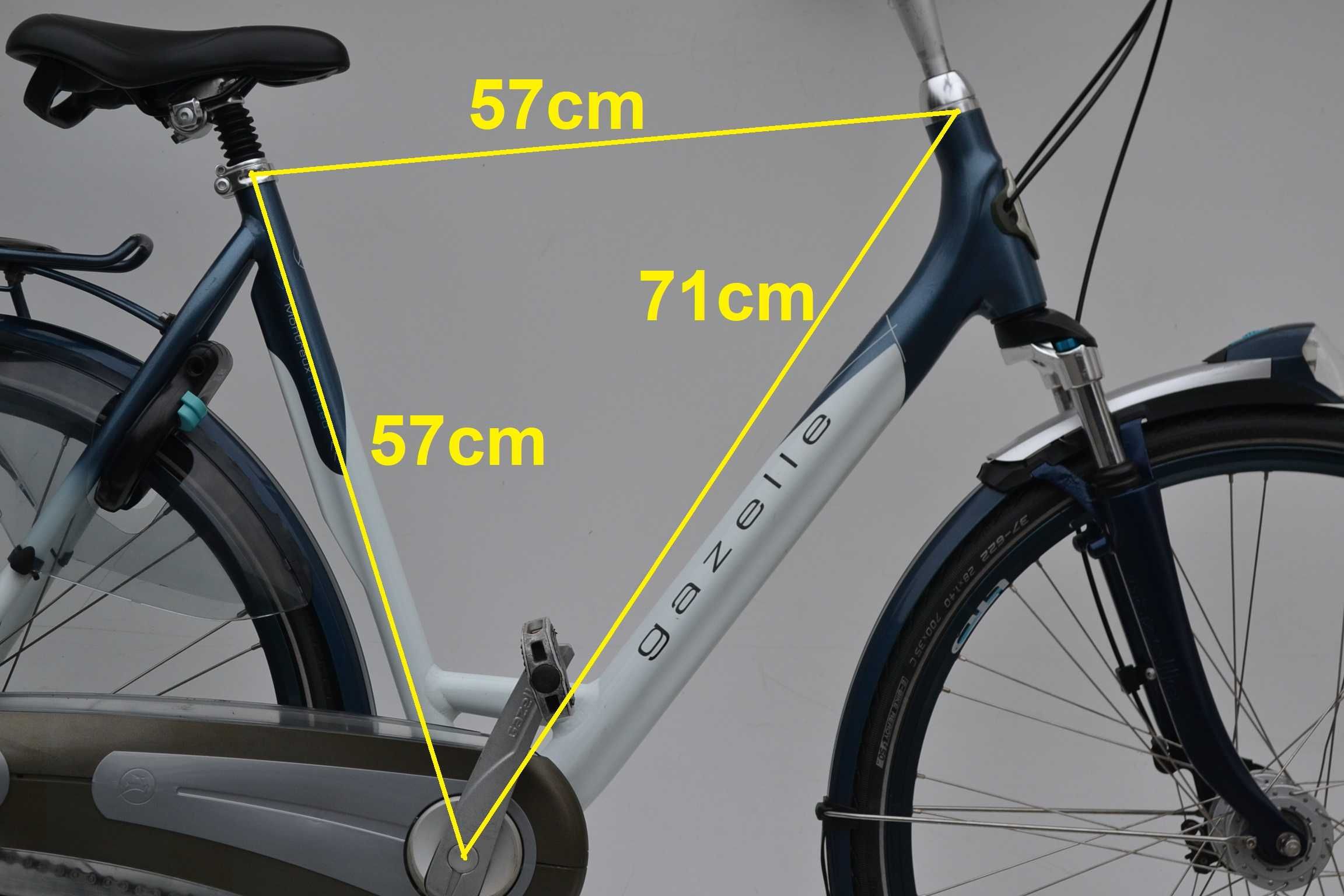 Gazelle Montreux koła 28 57cm * rower miejski holender nawyższa jakość
