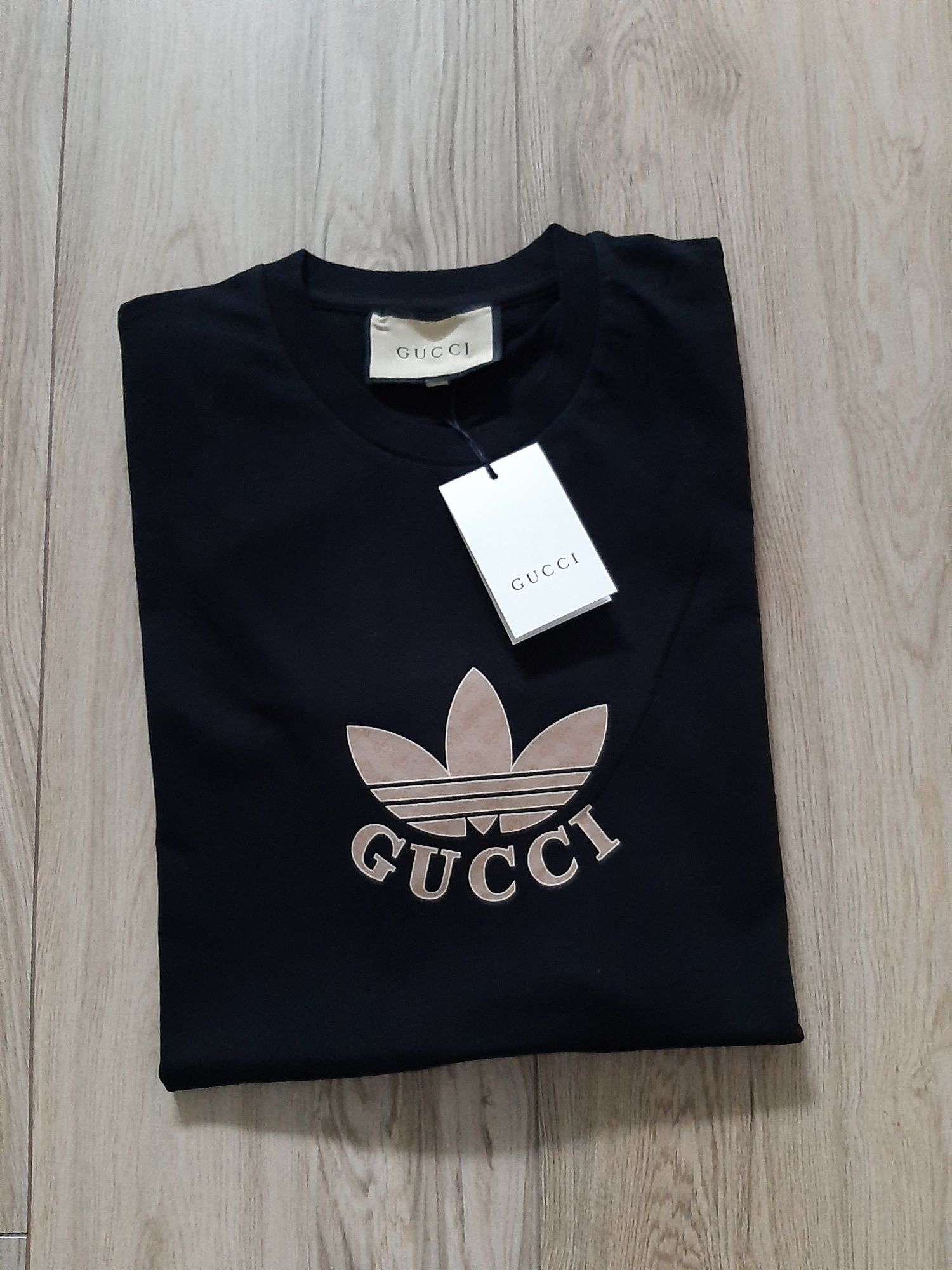 Gucci&adidas świetny męski T-shirt rozmiar XXL