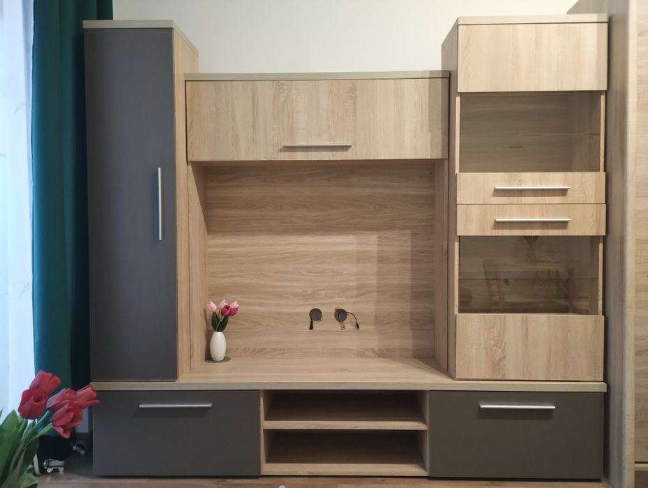 Meblościanka dąb Sonoma