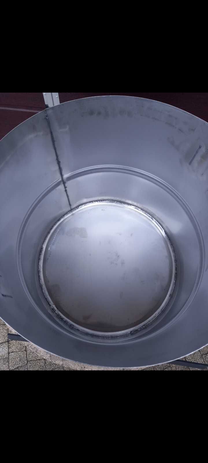Kocioł- wkład do parnika  100 l z blachy nierdzewnej