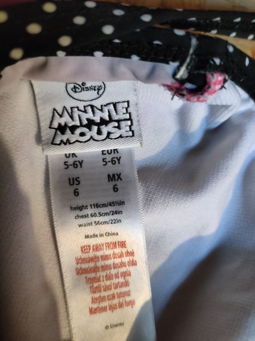 Strój kąpielowy 116 dla dziewczynki 5 6 lat Myszka Mickey Minnie